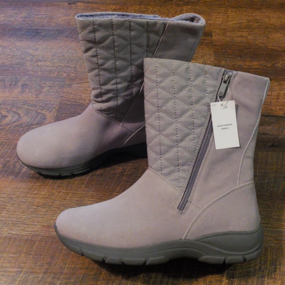 Nwt Lands End All Weather Boots Iron 